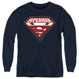 Superman Superman For President - Youth Long Sleeve T-Shirt Youth Long Sleeve T-Shirt Superman   