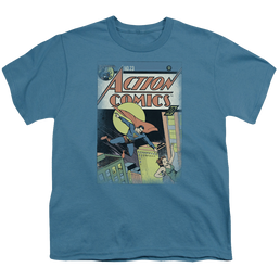 Superman Vintage Heroes - Youth T-Shirt Youth T-Shirt (Ages 8-12) Superman   