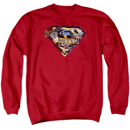 Superman American Way - Men's Crewneck Sweatshirt Men's Crewneck Sweatshirt Superman   