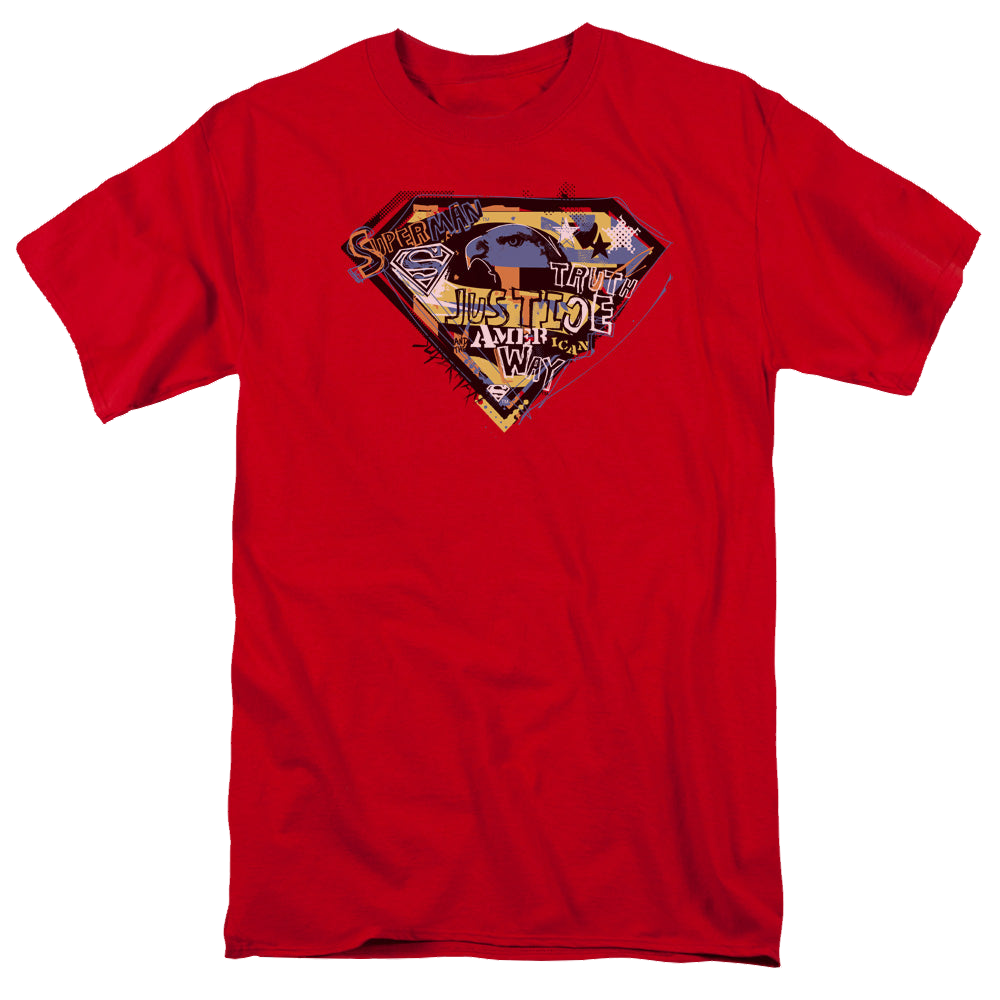 Superman American Way - Men's Regular Fit T-Shirt Men's Regular Fit T-Shirt Superman   