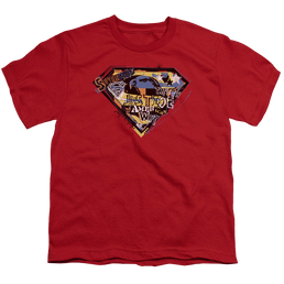 Superman American Way - Youth T-Shirt Youth T-Shirt (Ages 8-12) Superman   
