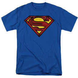 Superman Charcoal Shield - Men's Regular Fit T-Shirt Men's Regular Fit T-Shirt Superman   