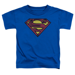 Superman Charcoal Shield - Toddler T-Shirt Toddler T-Shirt Superman   