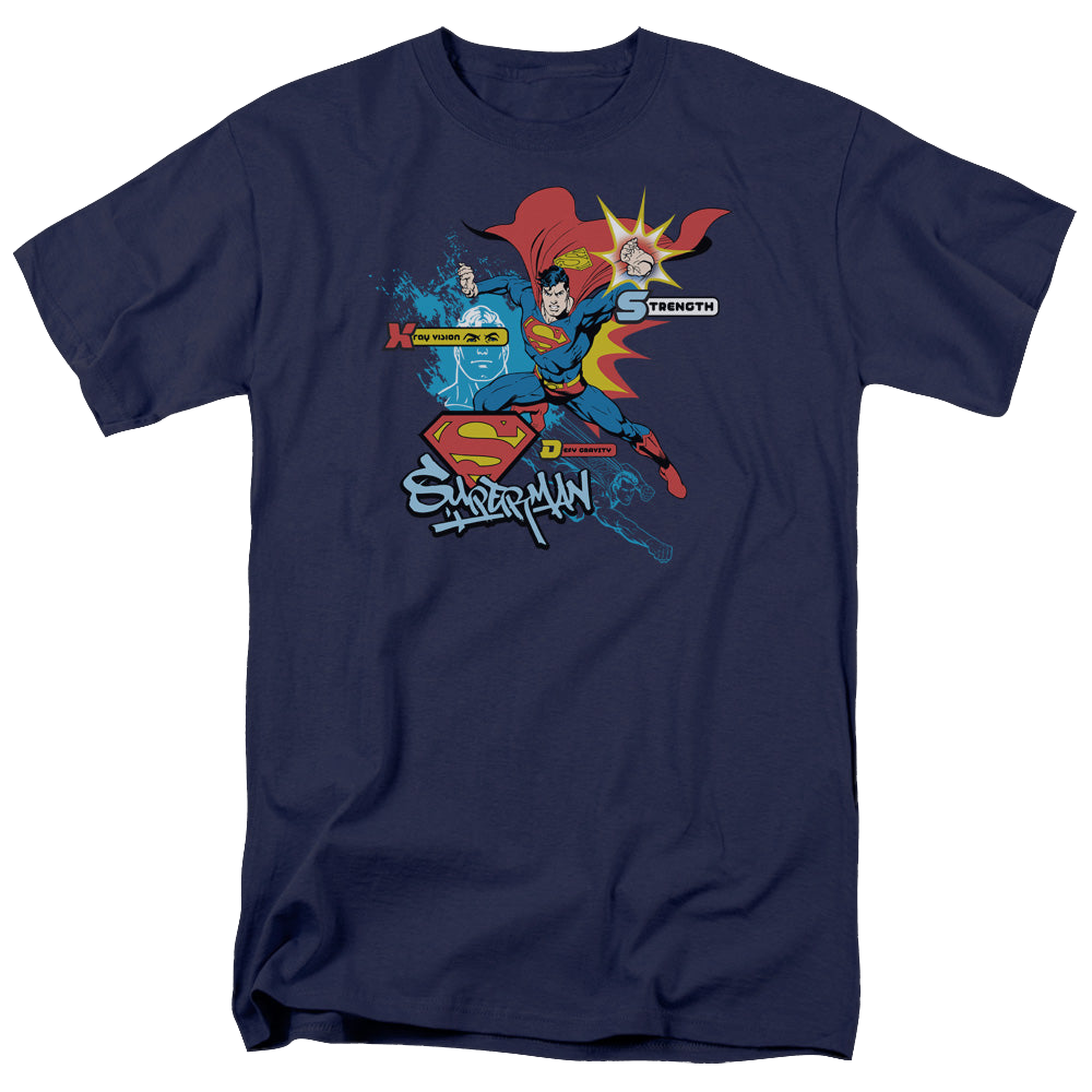 Superman Abilities - Men's Regular Fit T-Shirt Men's Regular Fit T-Shirt Superman   