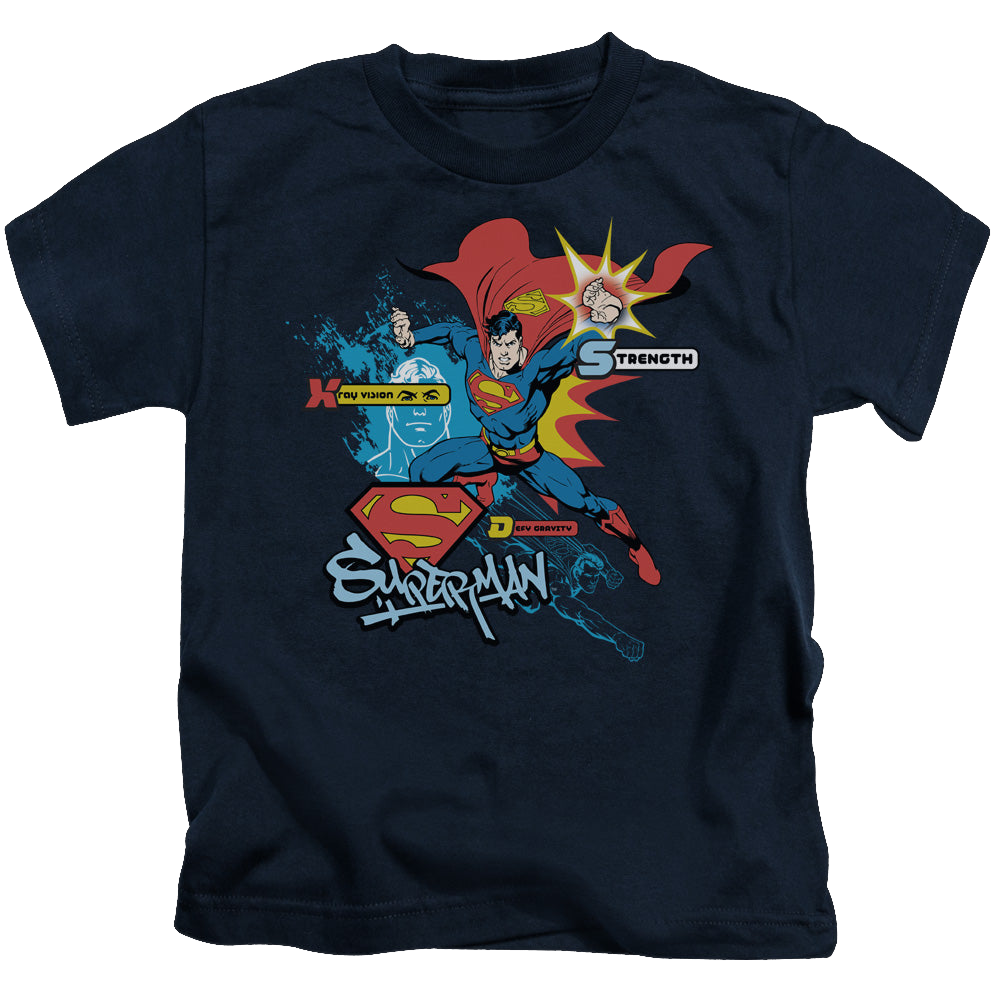 Superman Abilities - Kid's T-Shirt Kid's T-Shirt (Ages 4-7) Superman   