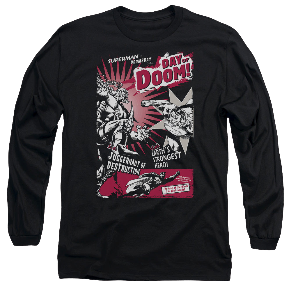 Superman Day Of Doom - Men's Long Sleeve T-Shirt Men's Long Sleeve T-Shirt Superman   