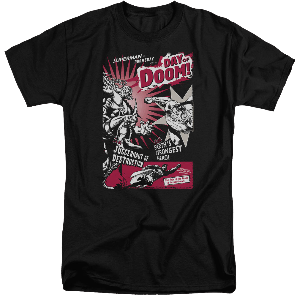 Superman Day Of Doom - Men's Tall Fit T-Shirt Men's Tall Fit T-Shirt Superman   