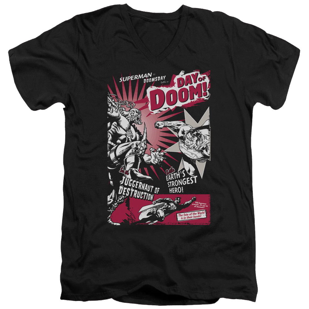 Superman Day Of Doom - Men's V-Neck T-Shirt Men's V-Neck T-Shirt Superman   