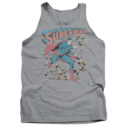 Superman Mad At Rocks - Men's Tank Top Men's Tank Superman   