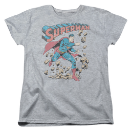 Superman Mad At Rocks - Women's T-Shirt Women's T-Shirt Superman   