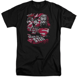 Superman Save Us All - Men's Tall Fit T-Shirt Men's Tall Fit T-Shirt Superman   