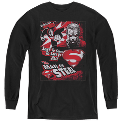 Superman Save Us All - Youth Long Sleeve T-Shirt Youth Long Sleeve T-Shirt Superman   