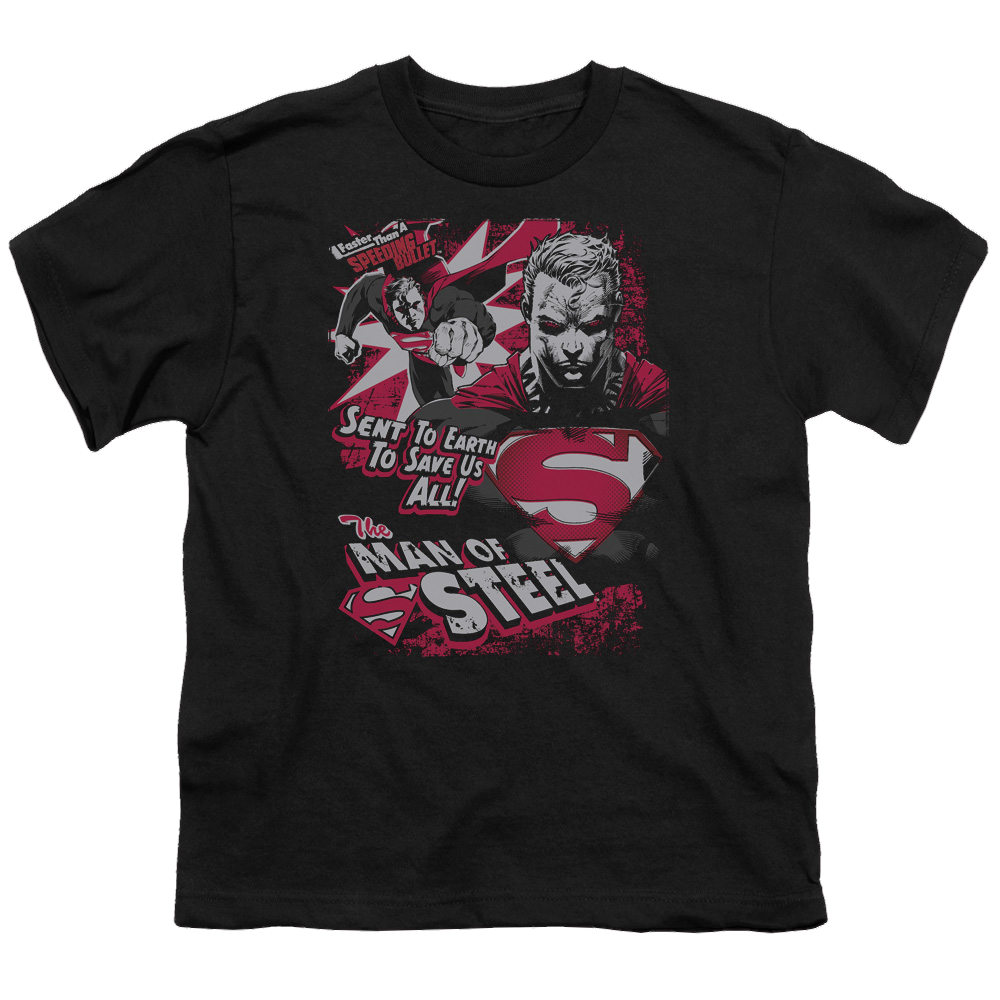 Superman Save Us All - Youth T-Shirt Youth T-Shirt (Ages 8-12) Superman   