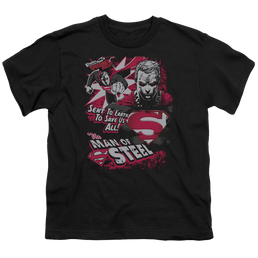 Superman Save Us All - Youth T-Shirt Youth T-Shirt (Ages 8-12) Superman   