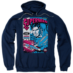Superman Action Packed - Pullover Hoodie Pullover Hoodie Superman   