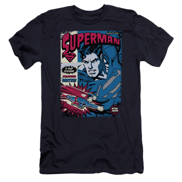 Superman Action Packed - Men's Premium Slim Fit T-Shirt Men's Premium Slim Fit T-Shirt Superman   