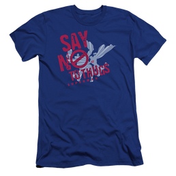Superman Say No To Thugs - Men's Premium Slim Fit T-Shirt Men's Premium Slim Fit T-Shirt Superman   