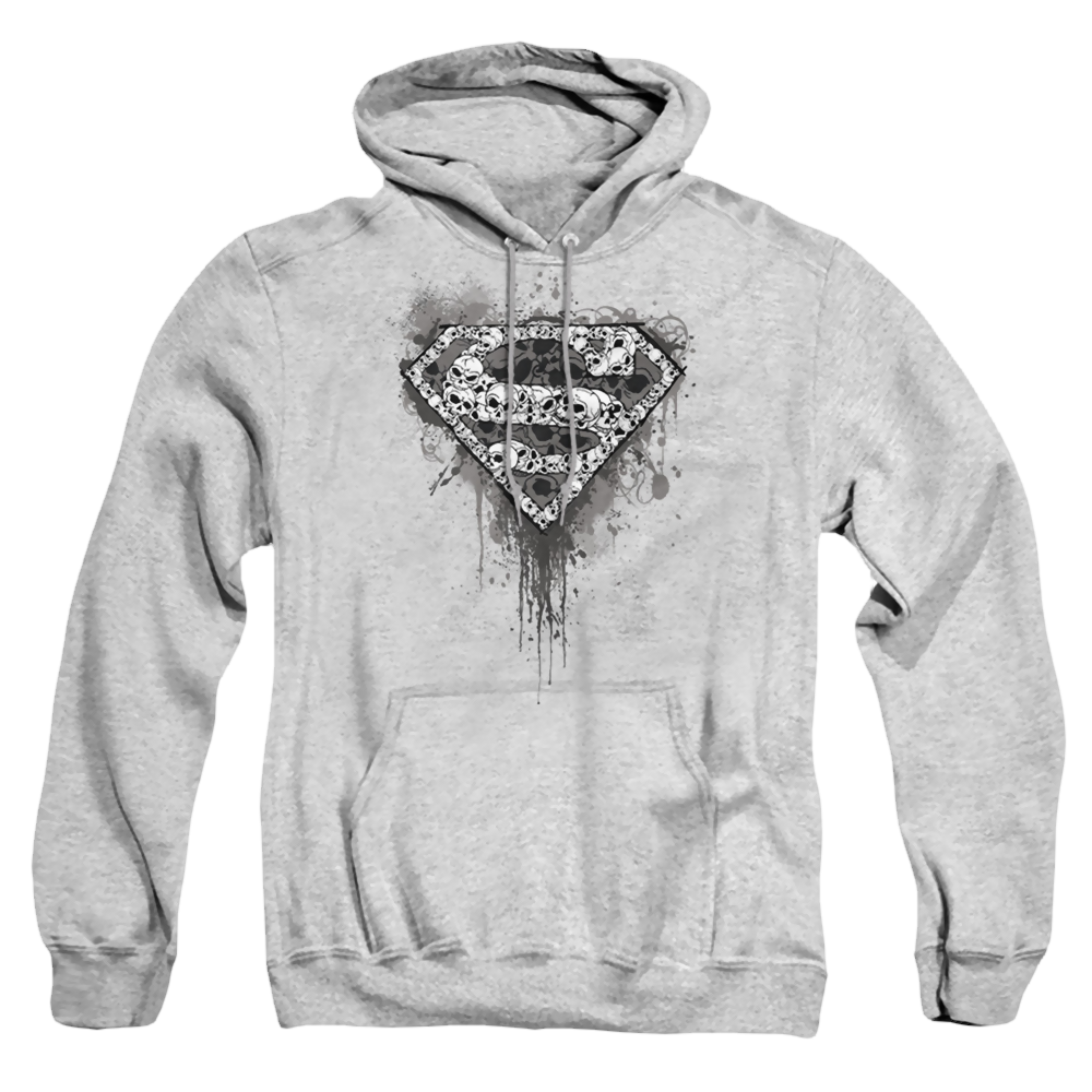 Superman Many Super Skulls - Pullover Hoodie Pullover Hoodie Superman   