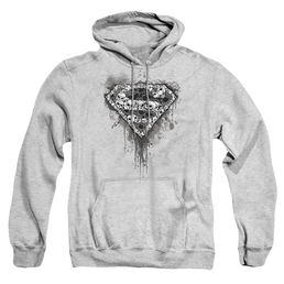 Superman Many Super Skulls - Pullover Hoodie Pullover Hoodie Superman   