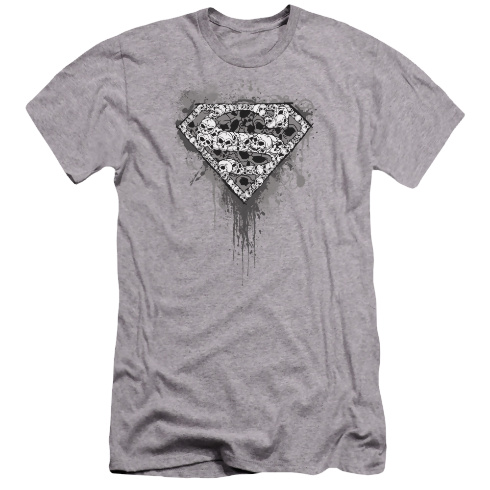 Superman Many Super Skulls - Men's Premium Slim Fit T-Shirt Men's Premium Slim Fit T-Shirt Superman   