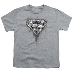 Superman Many Super Skulls - Youth T-Shirt Youth T-Shirt (Ages 8-12) Superman   