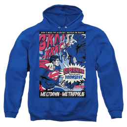 Superman Meltdown - Pullover Hoodie Pullover Hoodie Superman   
