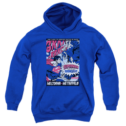 Superman Meltdown - Youth Hoodie Youth Hoodie (Ages 8-12) Superman   