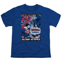 Superman Meltdown - Youth T-Shirt Youth T-Shirt (Ages 8-12) Superman   