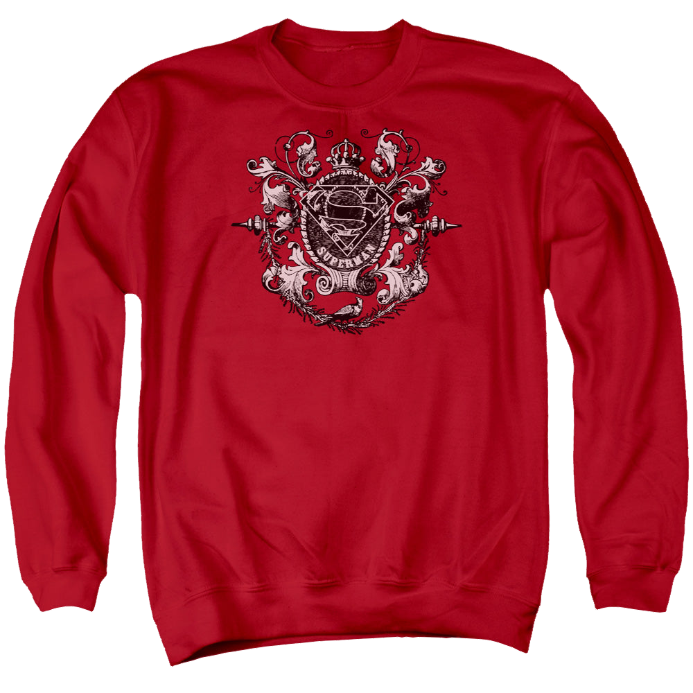 Superman All Hail Superman - Men's Crewneck Sweatshirt Men's Crewneck Sweatshirt Superman   