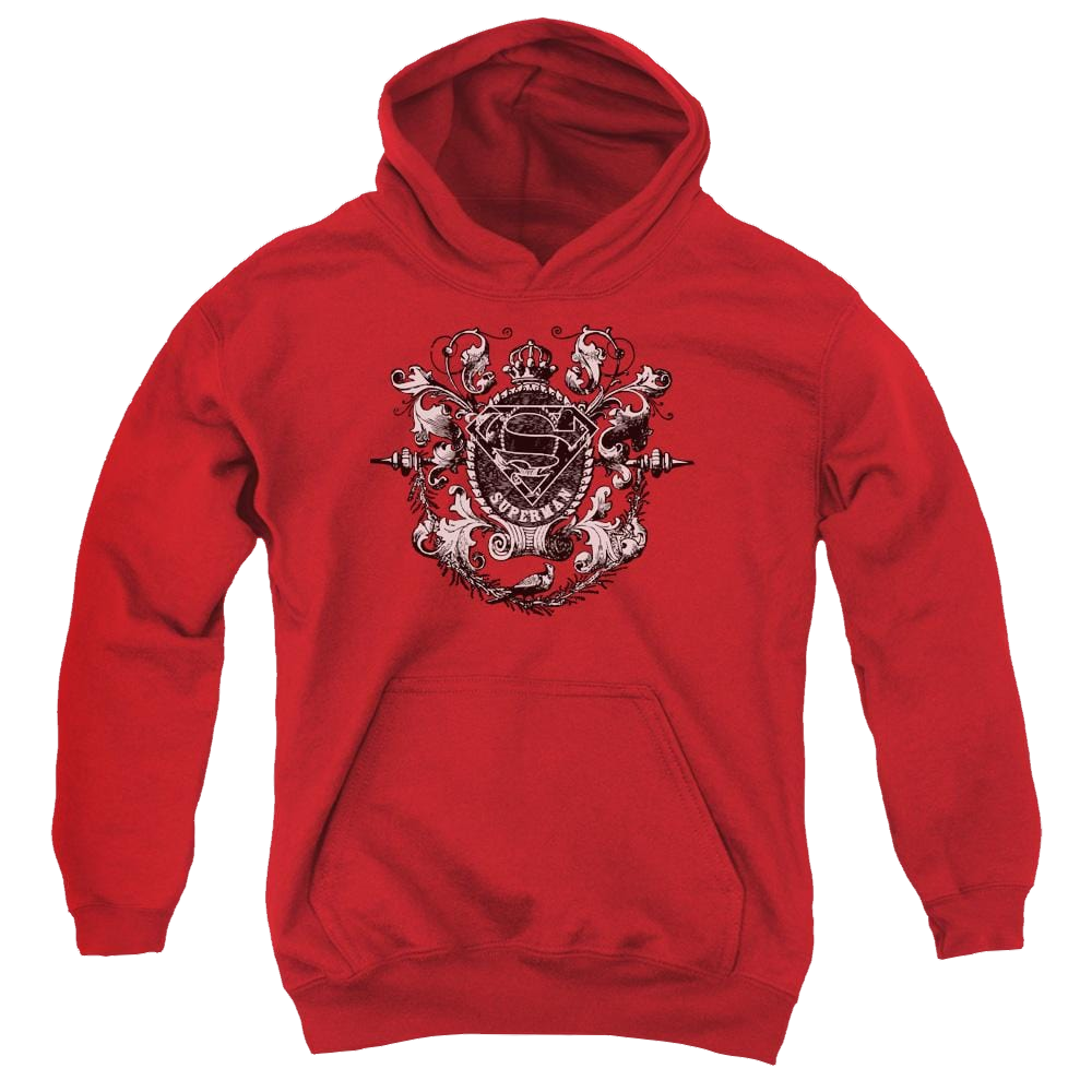 Superman All Hail Superman - Youth Hoodie Youth Hoodie (Ages 8-12) Superman   