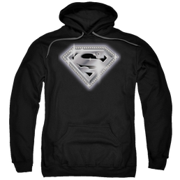 Superman Bling Shield - Pullover Hoodie Pullover Hoodie Superman   