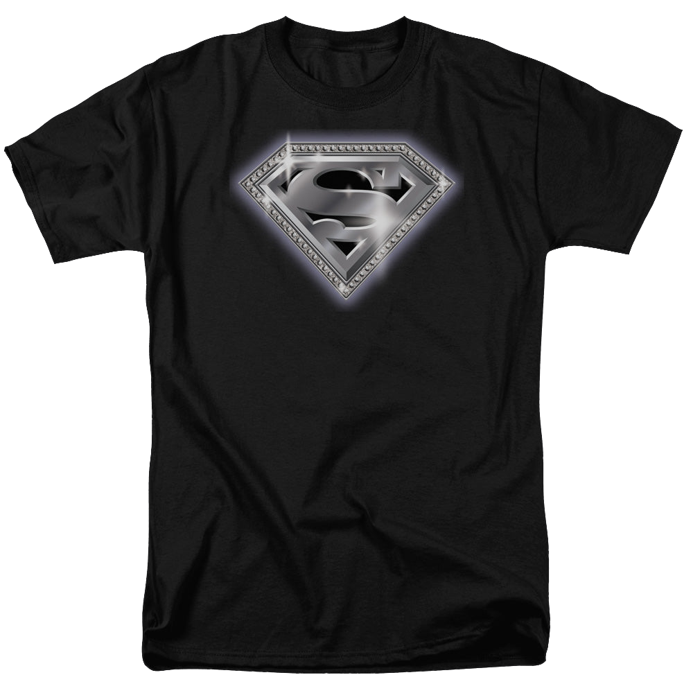 Superman Bling Shield - Men's Regular Fit T-Shirt Men's Regular Fit T-Shirt Superman   