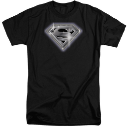 Superman Bling Shield - Men's Tall Fit T-Shirt Men's Tall Fit T-Shirt Superman   
