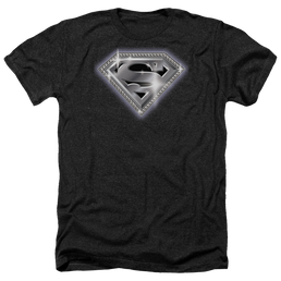Superman Bling Shield - Men's Heather T-Shirt Men's Heather T-Shirt Superman   