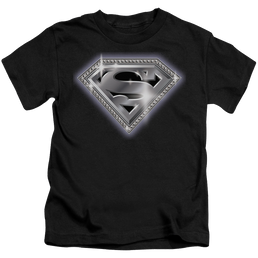 Superman Bling Shield - Kid's T-Shirt Kid's T-Shirt (Ages 4-7) Superman   