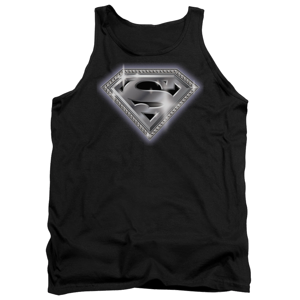 Superman Bling Shield - Men's Tank Top Men's Tank Superman   