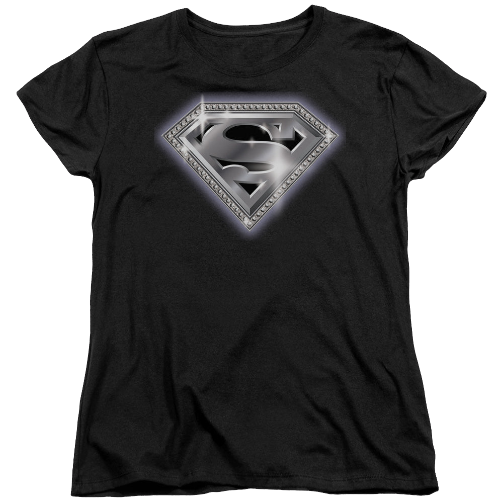 Superman Bling Shield - Women's T-Shirt Women's T-Shirt Superman   