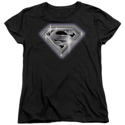 Superman Bling Shield - Women's T-Shirt Women's T-Shirt Superman   