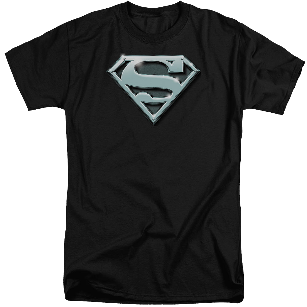 Superman Chrome Shield - Men's Tall Fit T-Shirt Men's Tall Fit T-Shirt Superman   