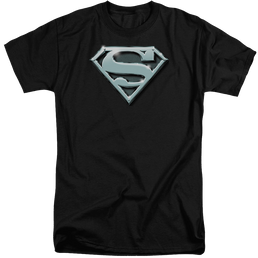 Superman Chrome Shield - Men's Tall Fit T-Shirt Men's Tall Fit T-Shirt Superman   