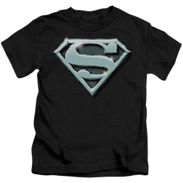 Superman Chrome Shield - Kid's T-Shirt Kid's T-Shirt (Ages 4-7) Superman   