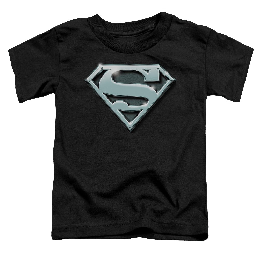 Superman Chrome Shield - Toddler T-Shirt Toddler T-Shirt Superman   