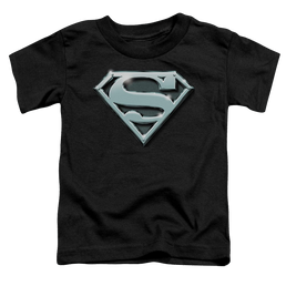 Superman Chrome Shield - Toddler T-Shirt Toddler T-Shirt Superman   