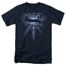 Superman Glowing Shield - Men's Regular Fit T-Shirt Men's Regular Fit T-Shirt Superman   