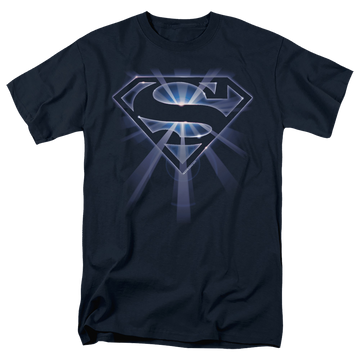 Superman Glowing Shield - Men's Regular Fit T-Shirt Men's Regular Fit T-Shirt Superman   