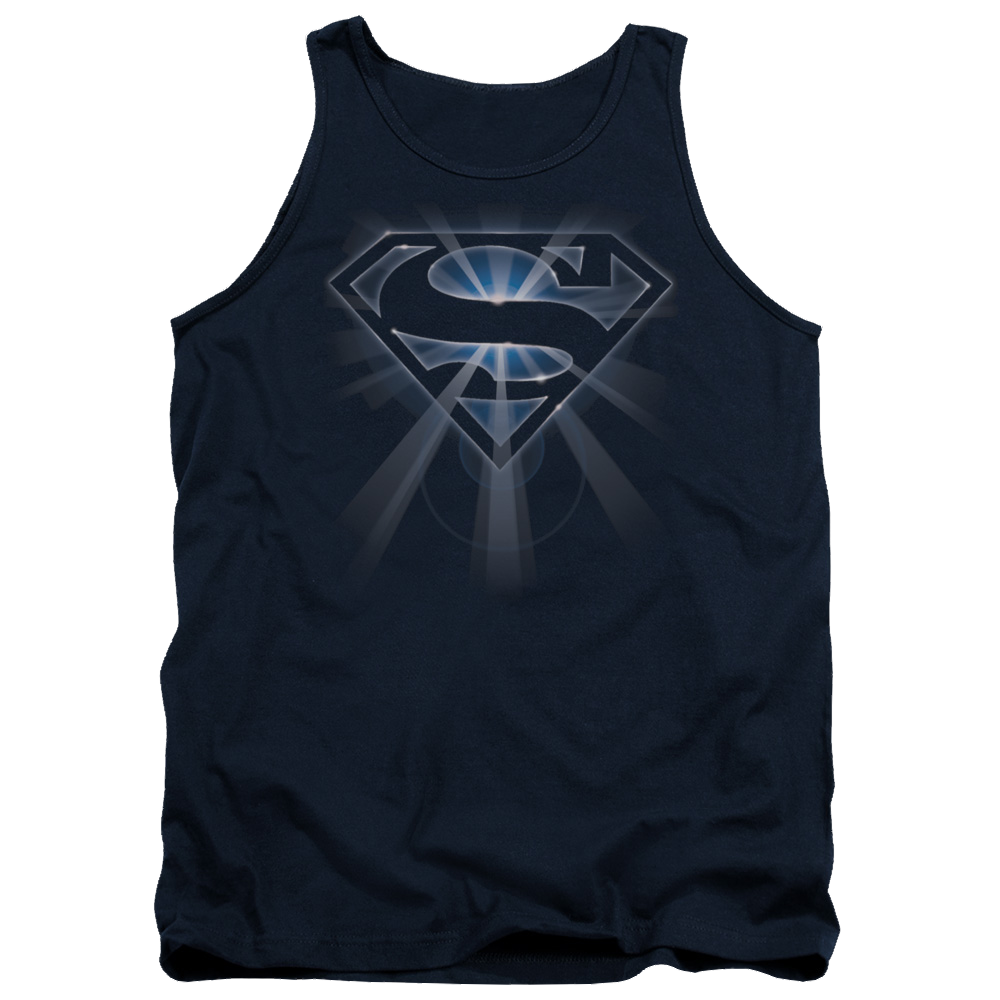 Superman Glowing Shield - Men's Tank Top Men's Tank Superman   