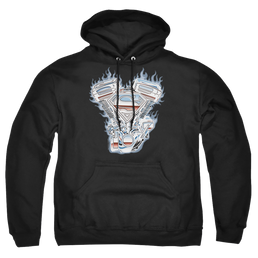 Superman V Twin Logo - Pullover Hoodie Pullover Hoodie Superman   
