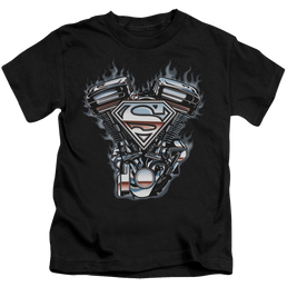 Superman V Twin Logo - Kid's T-Shirt Kid's T-Shirt (Ages 4-7) Superman   