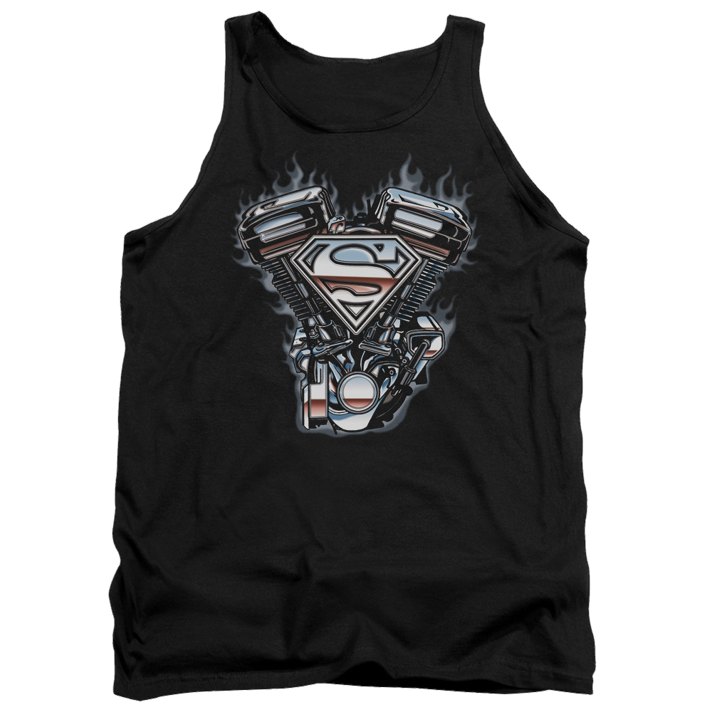 Superman V Twin Logo - Men's Tank Top Men's Tank Superman   