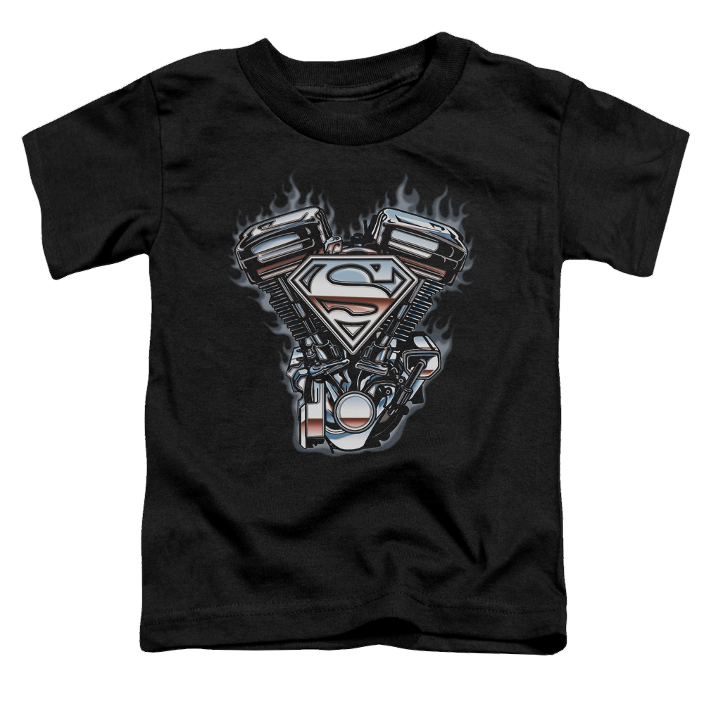 Superman V Twin Logo - Toddler T-Shirt Toddler T-Shirt Superman   